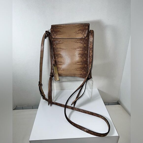 NWOT Vince Camuto Snake Embossed Crossbody - Picture 1 of 8